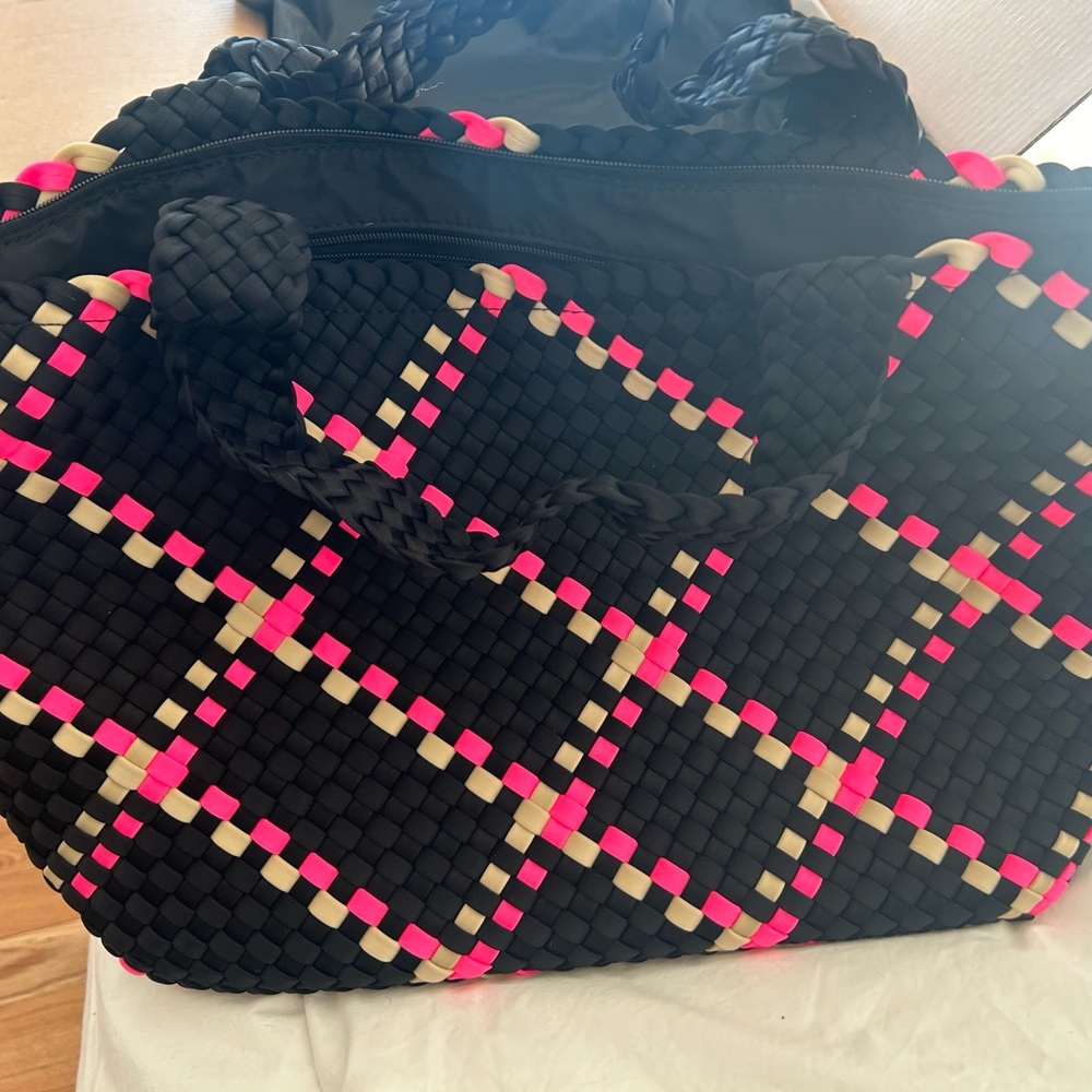 Haute shore woven tote bag